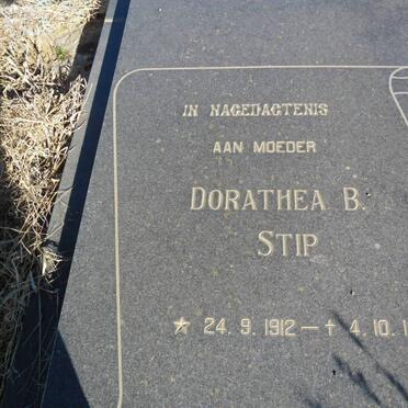 STIP Dorathea B. 1912-1976