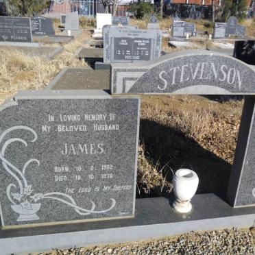 STEVENSON James 1902-1978 &amp; Catherine Elizabeth 1906-          