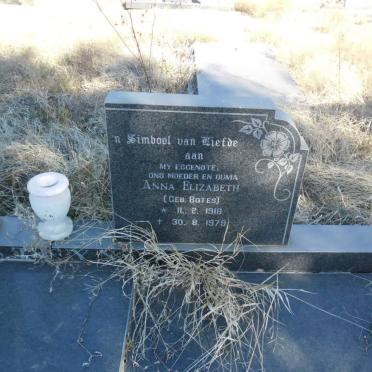 STEYN Johannes Benjamin 1915-  &amp; Anna Elizabeth BOTES 1918-1979    