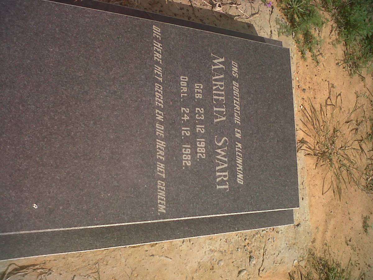 SWART Marieta 1982-1982