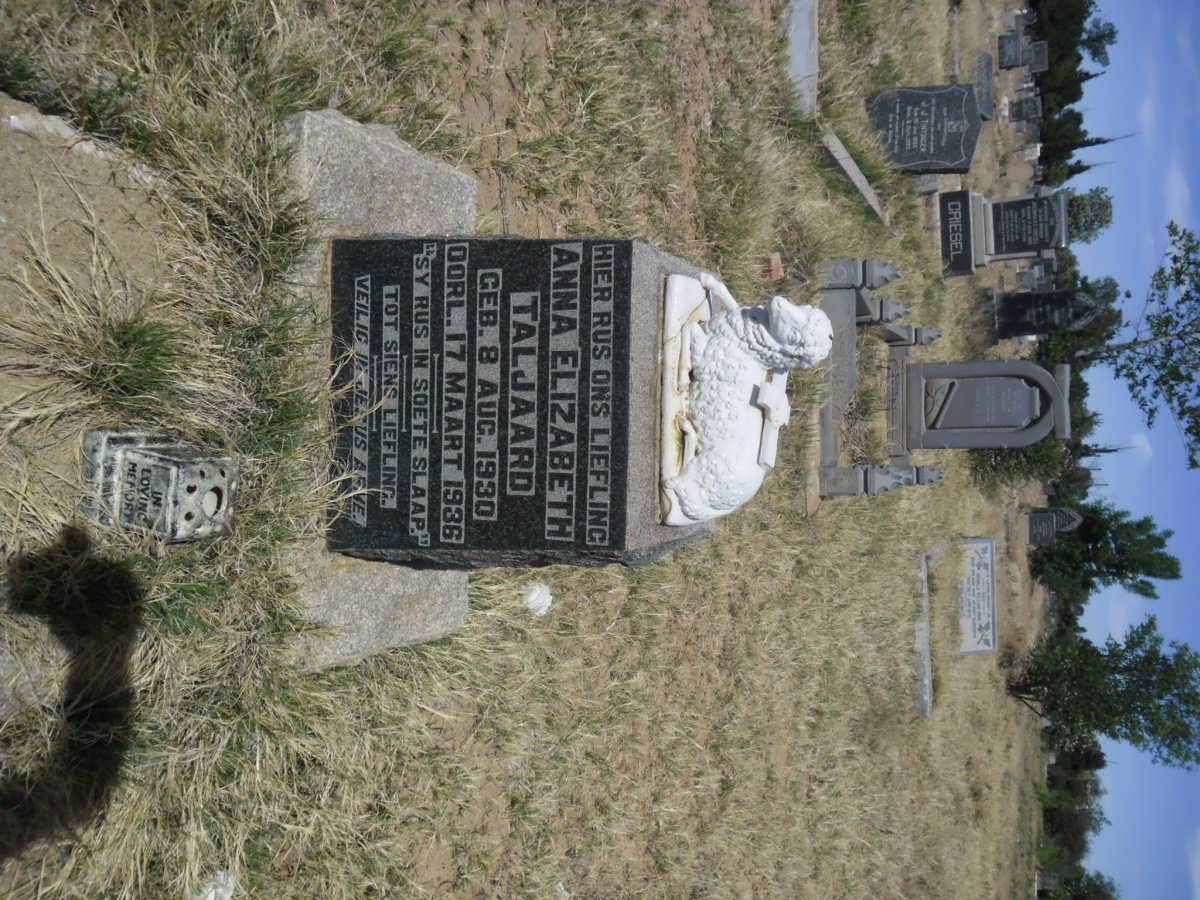 TALJAARD Anna Elizabeth 1930-1936