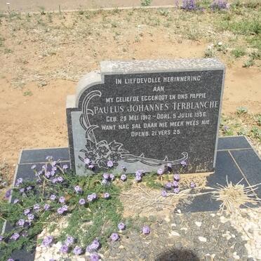 TERBLANCHE Paulus Johannes 1912-1956