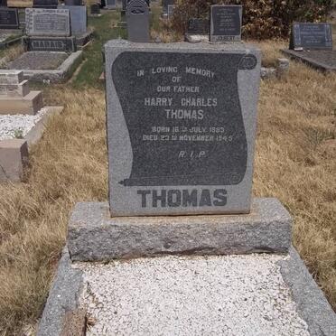 THOMAS Harry Charles 1863-1945