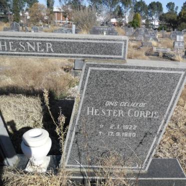THESNER Hester Corrie 1922-1980
