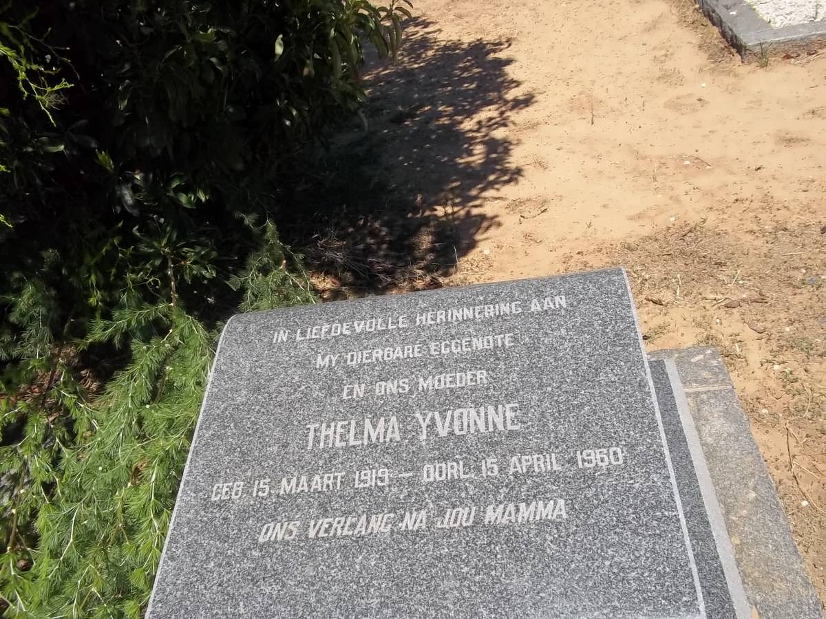 ? Thelma Yvonne 1919-1960
