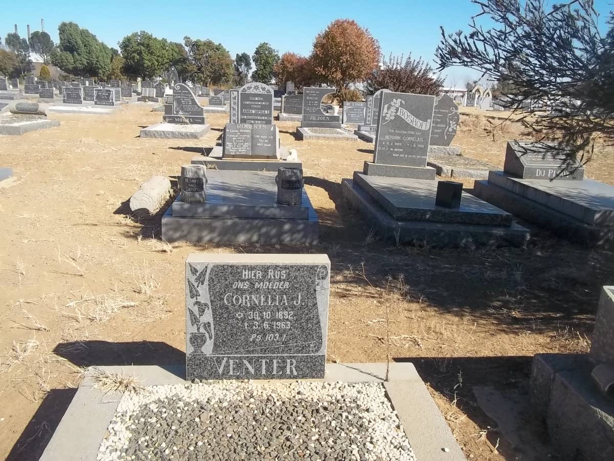 VENTER Cornelia J. 1892-1963