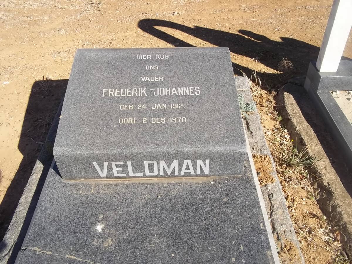 VELDMAN Frederik Johannes 1912-1970