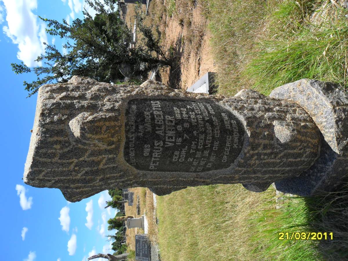 VENTER Petrus Albertus 1887-1942