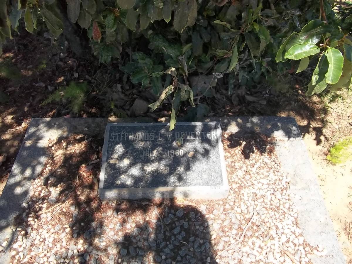 VENTER Stephanus L., V. de 1917-1960