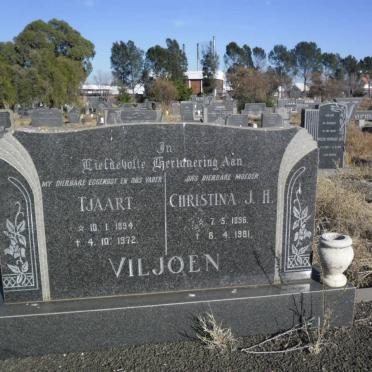 VILJOEN Tjaart 1894-1972 &amp; Christina J.H. 1896-1981