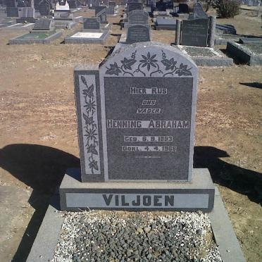 VILJOEN Henning Abraham 1893-1968