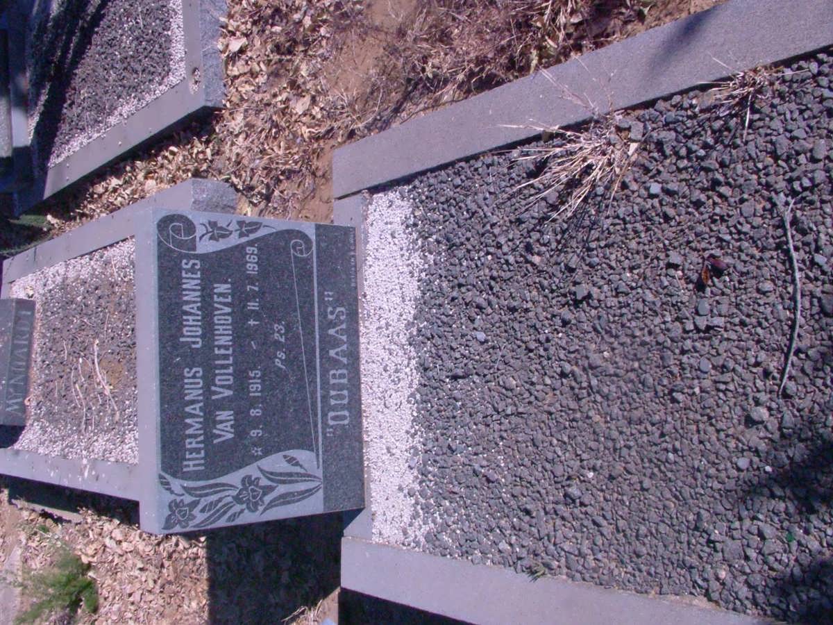 VOLLENHOVEN Hermanus Johannes, van 1915-1969