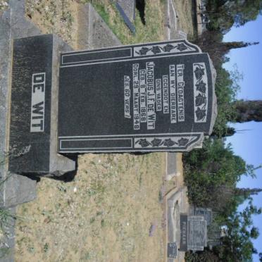 WIT Jacobus J.F., de 1868-1948