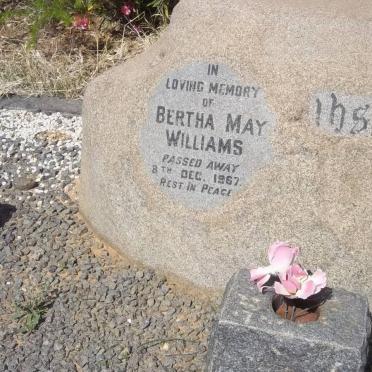 WILLIAMS Cecil August -1953 &amp; Bertha May -1967