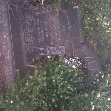 ZEELIE Nicolaas Edward Barnard 1898-1960