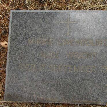 WRIGHT Minnie Gwendoline Alice -1984