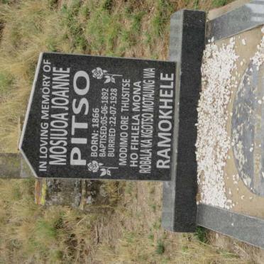 PITSO Mosiuoa Joanne 1866-1928