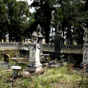 Free State, LADYBRAND district, Hobhouse, Claremont 19, farm cemetery