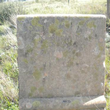 TERBLANCHE Jakobus Marthinus Theunissen 1878-1910