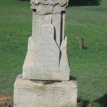 SERFONTEIN Willem Jacobus 1883-1885