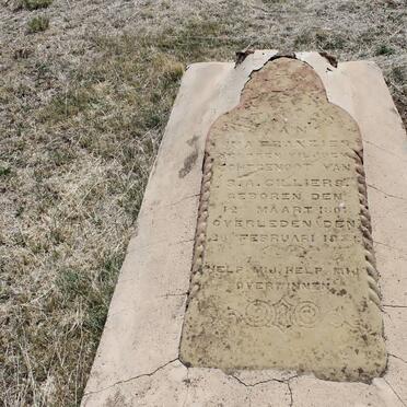 CILLIERS Anna Franzien nee VILJOEN 1801-18?4