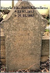 ? Engela Elizabeth Glandiena 1852-1893