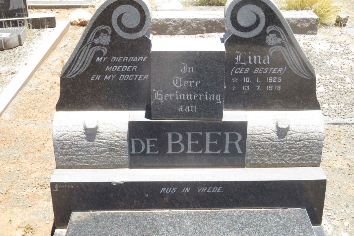BEER Lina, de nee BESTER 1925-1978