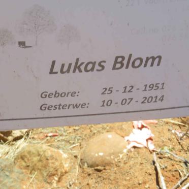BLOM Lukas 1951-2014