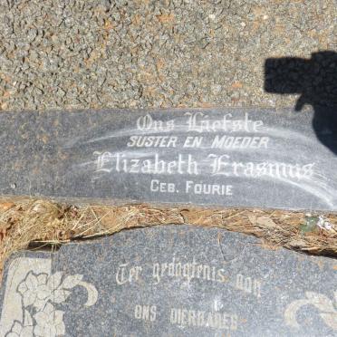 FOURIE Hendrik &amp; Johanna WEIDEMAN :: ERASMUS Elizabeth nee FOURIE