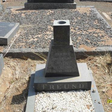 FREUND Joycie 1963-1966