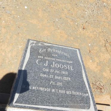 JOOSTE C.J. 1913-1929