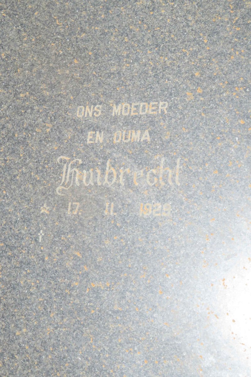 JOOSTE Alarik 1924-1996 &amp; Huibrecht 1929-