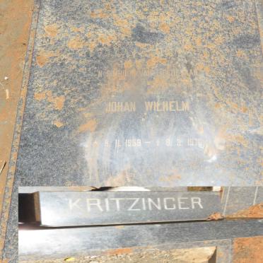 KRITZINGER Johan Wilhelm 1958-1976