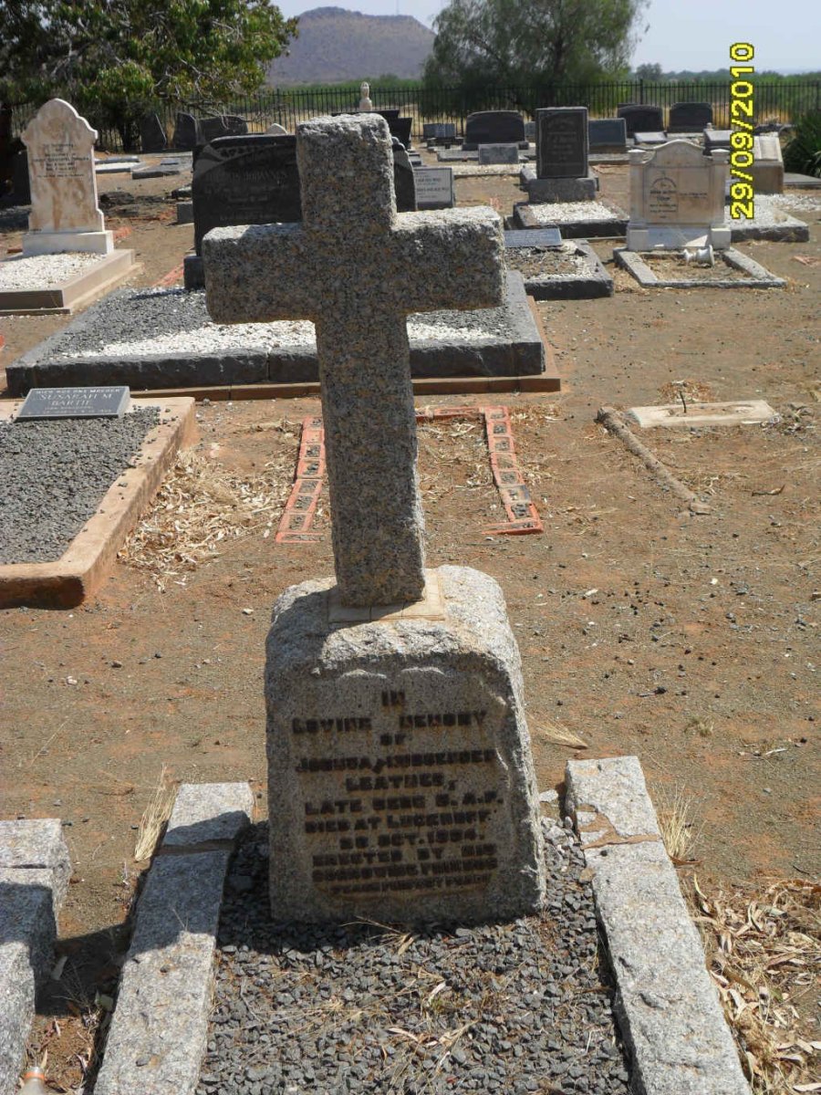 LEATHES Joshua de Mussenden -1924