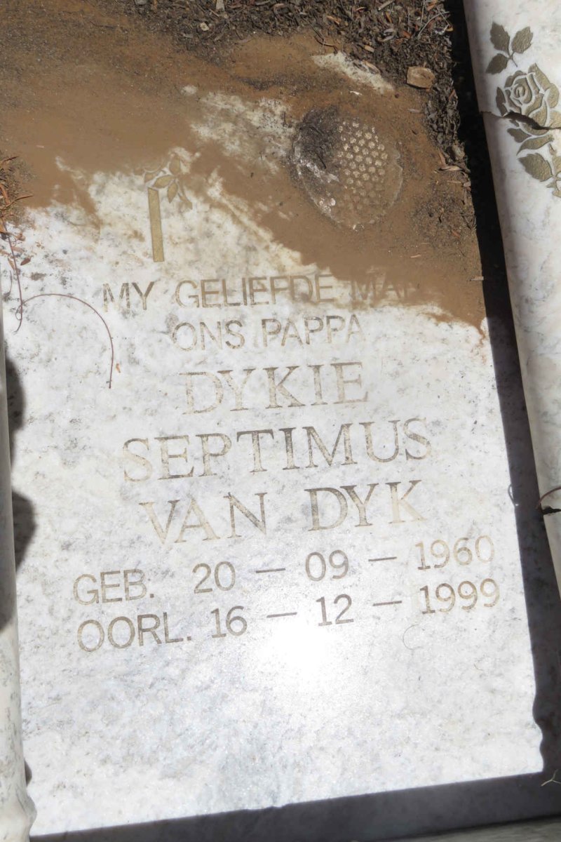 LUBBE Dykie Septimus van Dyk 1960-1999