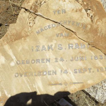 RABIE Izak S. 1839-1897