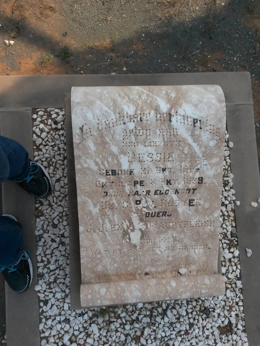 ROOYEN Bessie, van nee HAUPTFLEISH 1916-1939