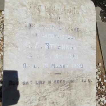 STEENKAMP C.A. 1849-1930