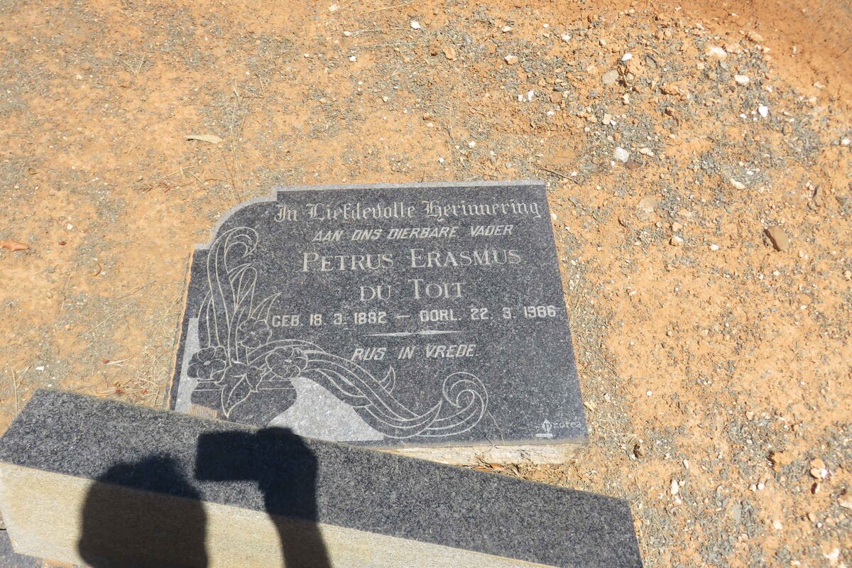TOIT Petrus Erasmus, du 1882-1966