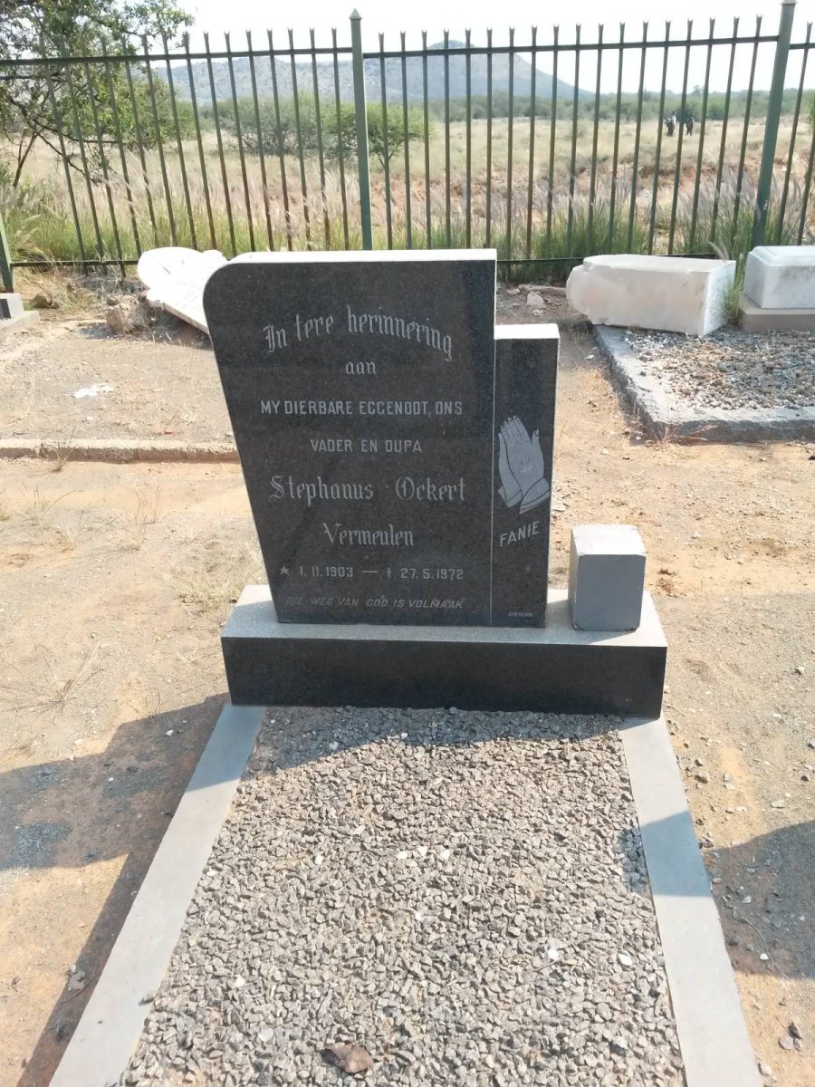 VERMEULEN Stephanus Ockert 1903-1972
