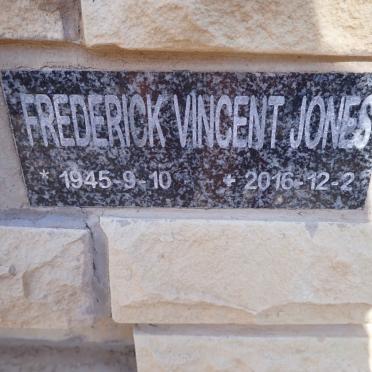 JONES Frederick Vincent 1945-2016