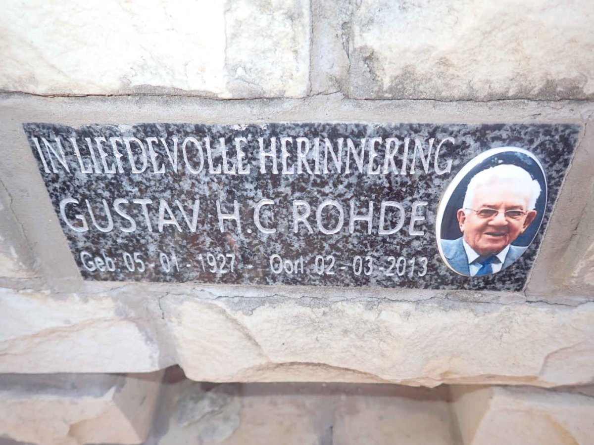 ROHDE Gustav H.C. 1927-2013