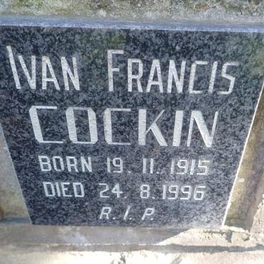 COCKIN Ivan Francis 1915-1996