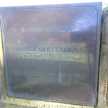 ADKINS Hester 1923-2005
