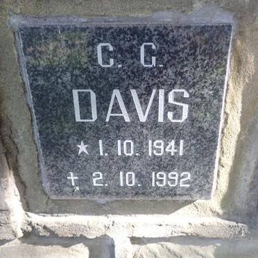 DAVIS C.G. 1941-1992
