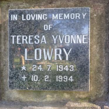 LOWRY Teresa Yvonne 1943-1994