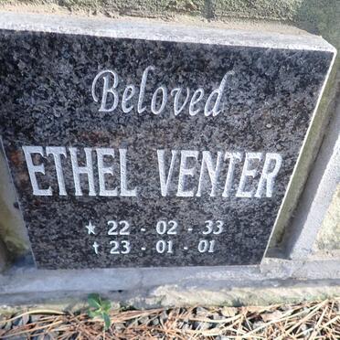 VENTER Ethel 1933-2001