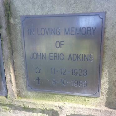 ADKINS John Eric 1923-1989