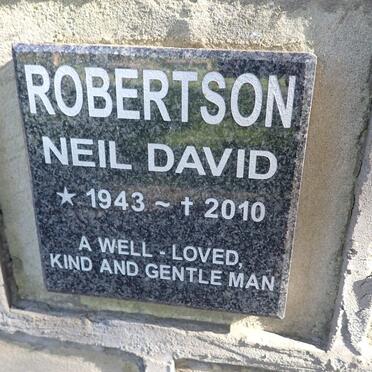 ROBERTSON Neil David 1943-2010