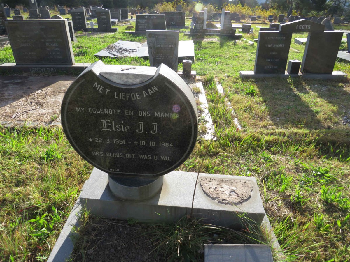 ? Elsie J.J. 1951-1984